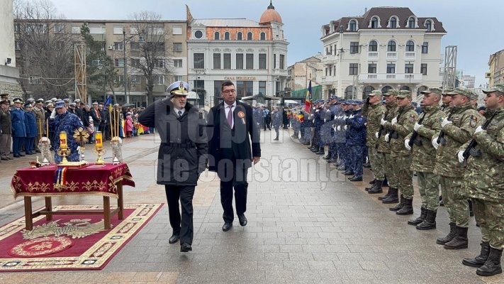 Unirea Principatelor Române, sărbătorită cu mândrie în Piața Ovidiu din Constanța 