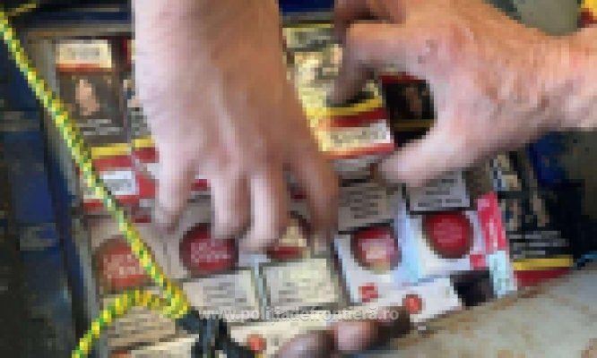 Zeci de mii de țigarete de contrabandă, descoperite pe comunicațiile rutiere din apropierea frontierei cu Bulgaria