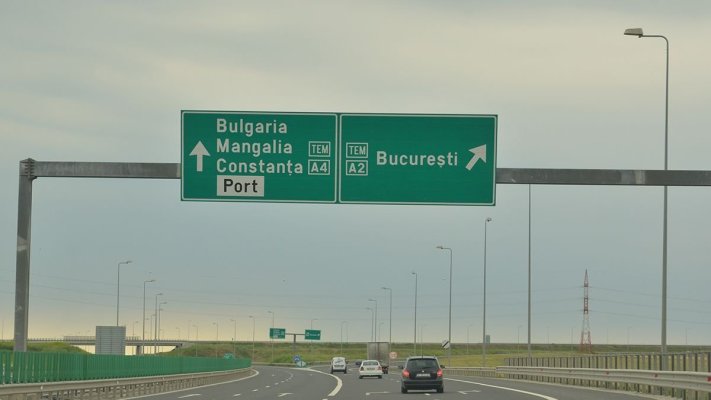 Autostrada A2 București - Constanța: Trafic restricționat pentru efectuarea de lucrări