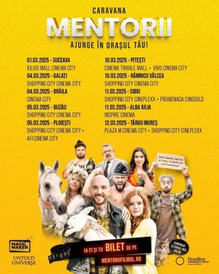 Caravana Mentorii continuă și ajunge în alte 10 orașe din țară