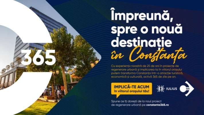 Tu ce-ți dorești pentru Constanța? Spune-ne părerea despre viziunea propusă de IULIUS