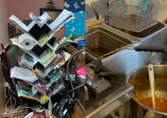 After-school ilegal, care funcționa la subsolul unui restaurant, descoperit de inspectorii ANPC. Video