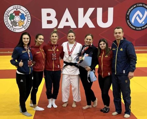 Judo: Serafima Moscalu, medaliată cu argint la turneul Grand Slam de la Baku