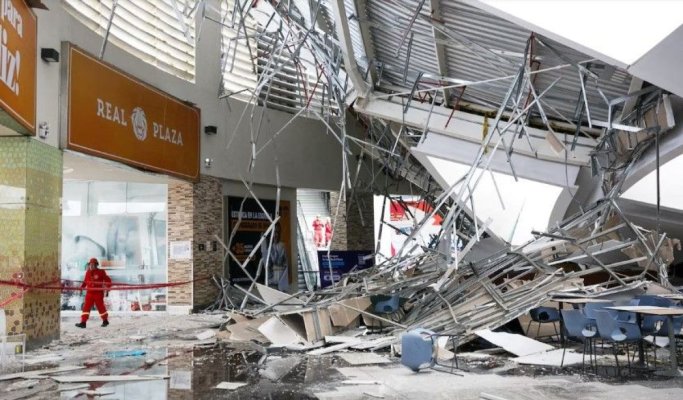 Șase morți și 78 de răniți, în urma prăbușirii acoperișului mall-ului Real Plaza din Peru