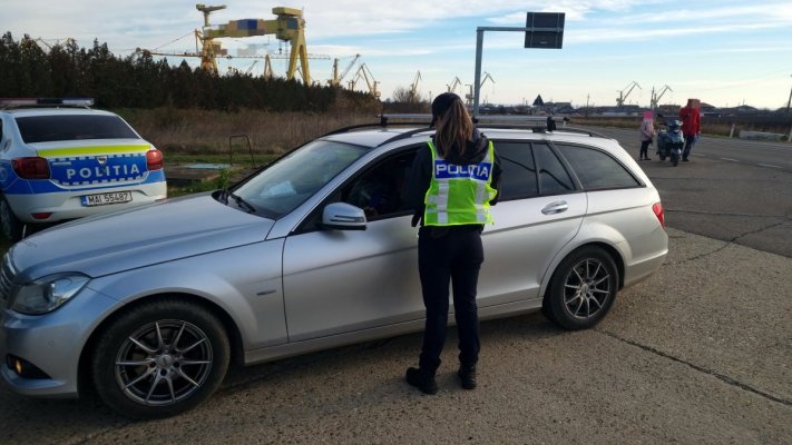 Acțiunea Blocada, în Mangalia. Amenzi pe bandă rulantă