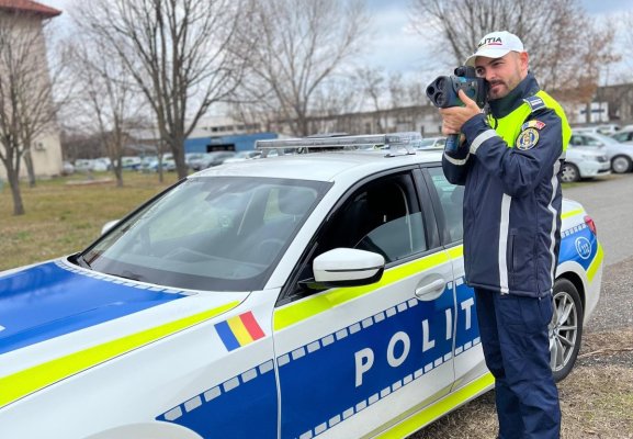 Acțiune cu radare, în comunele Mircea Vodă și Siliștea, pentru prevenirea accidentelor rutiere
