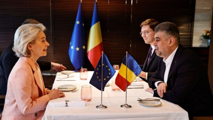 Premierul Ciolacu va avea o întrevedere vineri cu șefa Comisiei Europene, la Bruxelles