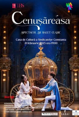 Baletul clasic „Cenușăreasa”, în luna iubirii la Constanța