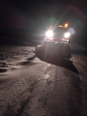 Nu sunt drumuri închise din cauza ninsorii, în județul Constanța