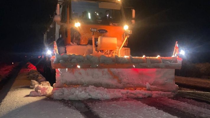 Atenție, șoferi! Polei pe DN 2A, între localitățile Hârșova și Stupina