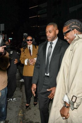 Rihanna și ASAP Rocky, apariție relaxată în California de ziua artistei