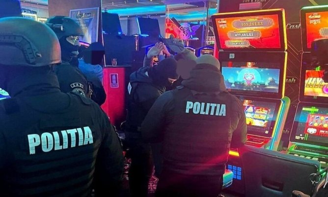 Mai multe săli de jocuri de noroc din Constanța și Cumpăna, verificate de polițiști