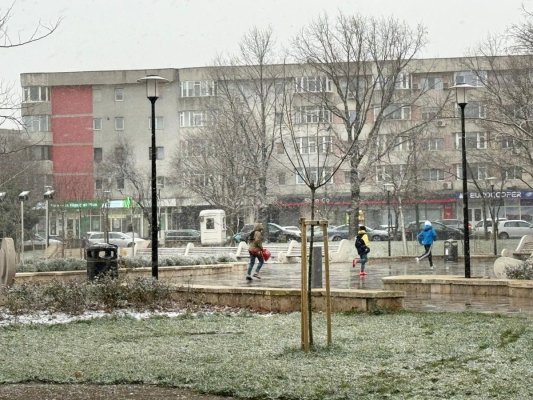 Au apărut primii fulgi de zăpadă la Constanța! Vezi prognoza meteo emisă astăzi 