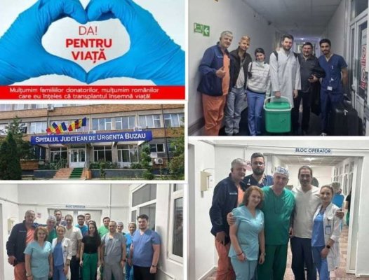 Prelevare de cord, ficat, rinichi și cornee de la un donator, pentru pacienți cu vârste între 4-26 ani