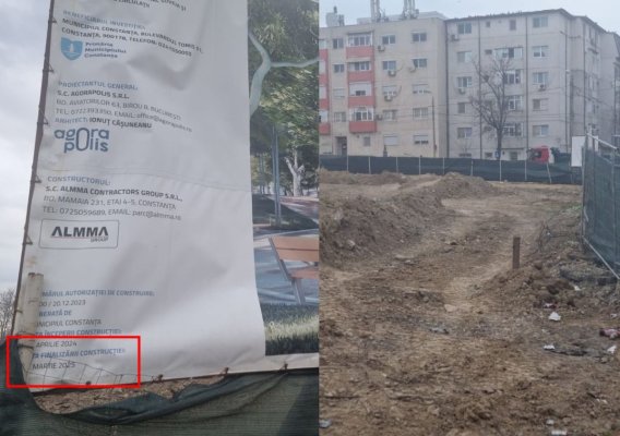 Modernizarea parcului Soveja, o glumă care durează prea mult. Video