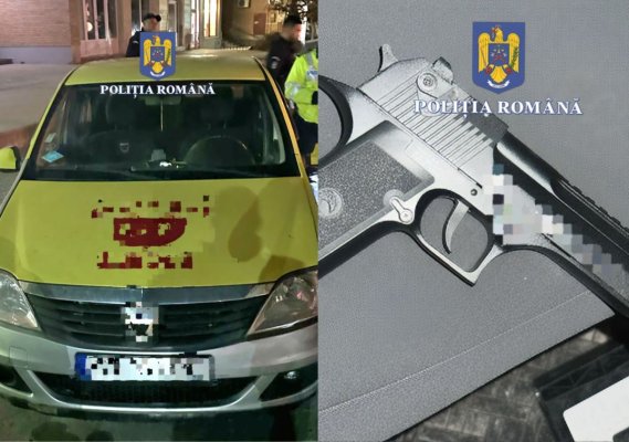 Scandal în trafic cu focuri de armă, pe o stradă din Mircea Vodă. Un bărbat a fost reținut