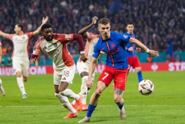 Ghinion! FCSB-Lyon 1-3 și calificarea pare jucată
