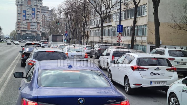 Traficul rutier din Constanța, un factor constant de stres pentru locuitorii săi. Video