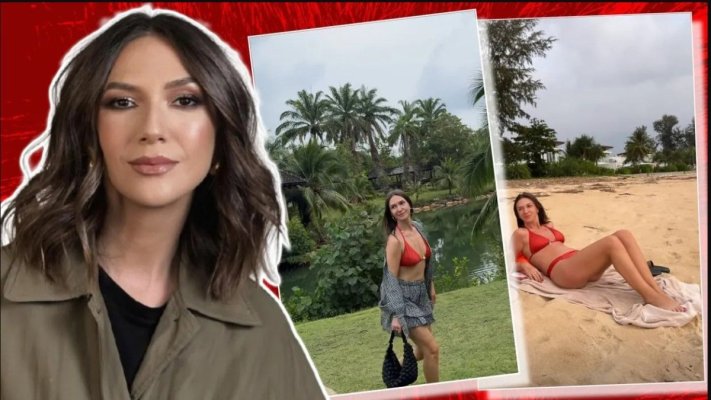 Adela Popescu, imagini incendiare în costum de baie în Thailanda