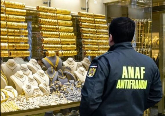 Aurul confiscat de ANAF se vinde, în Constanța, sub prețul pieței
