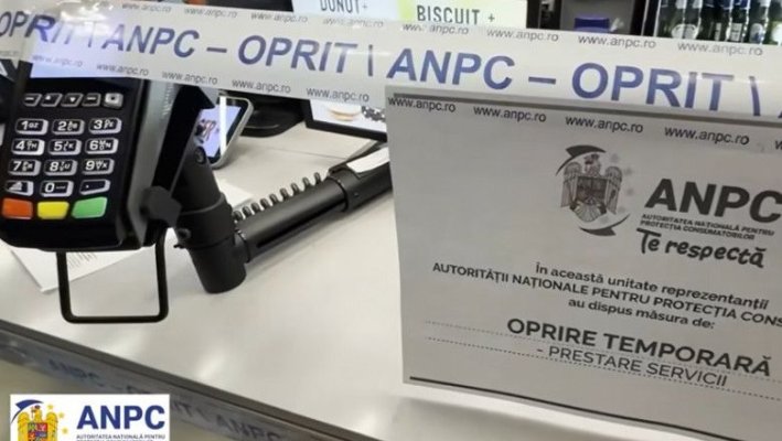 31 de unități economice închise temporar de ANPC în ultima săptămână