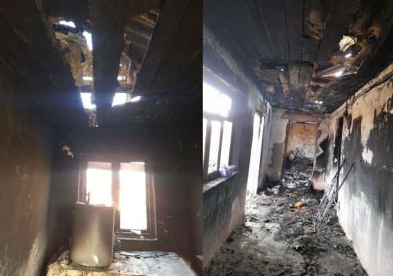 Apel umanitar pentru renovarea unei case distrusă de un incendiu devastator!