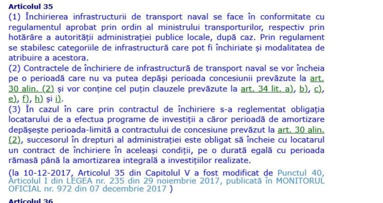 Conflictul dintre Tomis Marina și Administrația Porturilor Constanța ajunge la Curtea Constituțională