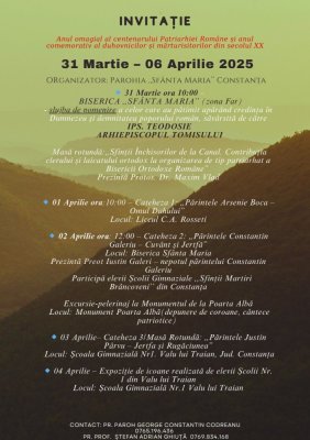 Parohia „Sfânta Maria” Constanța, eveniment dedicat Centenarului Patriarhiei Române și mărturisitorilor din secolul XX