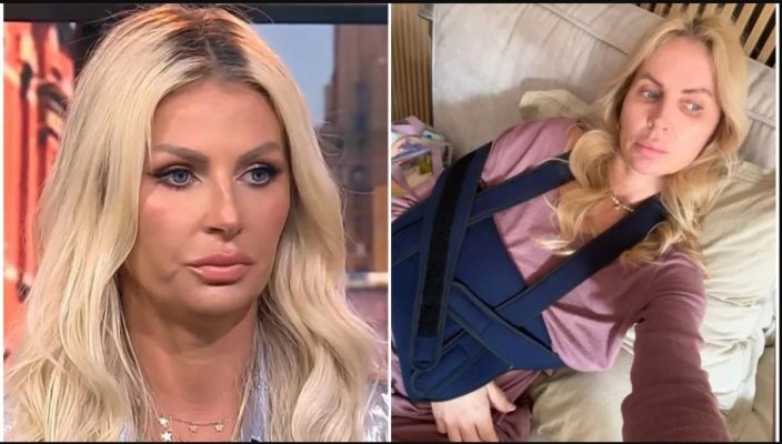 Andreea Bănică și-a fracturat umărul în vacanța de schi