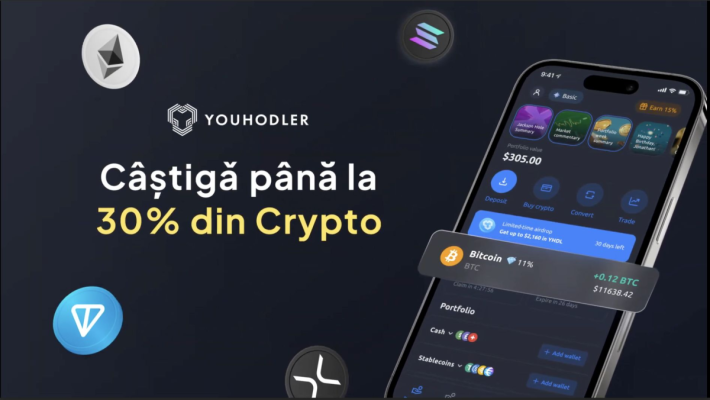 EXCLUSIV! Oferta Limitată: YouHodler Elimină Comisioanele la Depuneri 