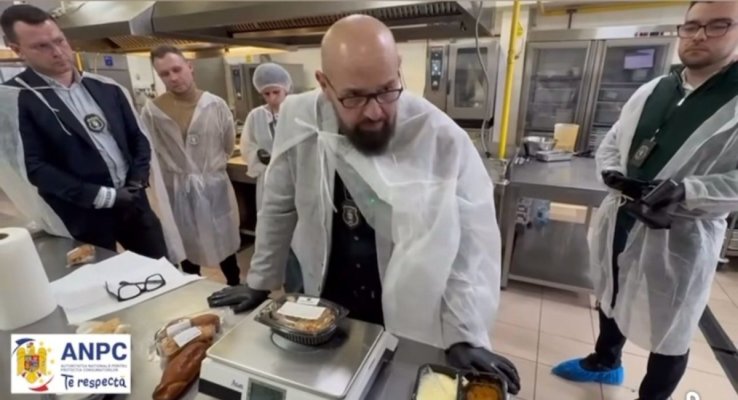 Piedone a închis o firmă de catering după ce un elev a făcut enterocolită. Vezi ce dezastru a găsit. Video