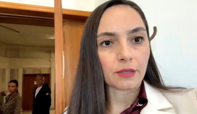 Șefa POT, Anamaria Gavrilă, circ cu presa, în Parlament: „E o agresivitate din partea altor actori politici“. Video