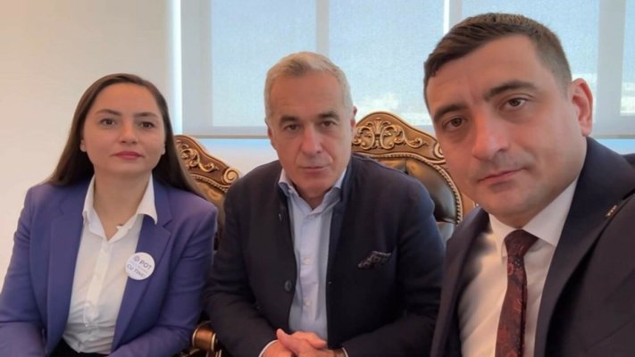 Călin Georgescu, mesaj pentru susținători, alături de Simion și Gavrilă: „Nu trebuie să dăm naștere la violențe“. Video