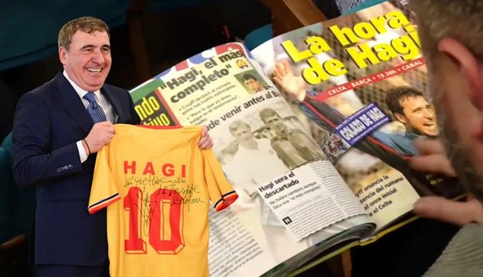 Gheorghe Hagi și-a lansat cartea autobiografică intitulată „Hagi - Drumul meu”