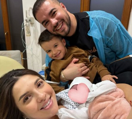 Culiță Sterp a devenit tătic, din nou! Daniela Iliescu a născut o fetiță 