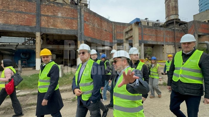 Ministerul Energiei și Primăria Constanța verifică lucrările de la noul CET. Video