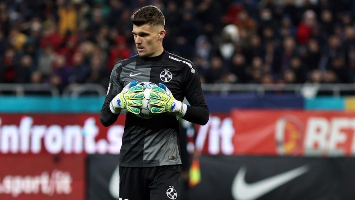 Ștefan Târnovanu, FCSB: Dacă nu primim gol mâine atunci avem o șansă mare la calificare