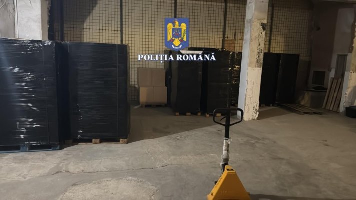 Peste trei milioane de țigarete, indisponibilizate în urma unei prinderi în flagrant delict