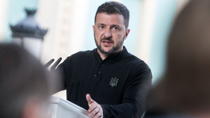 Zelenski, ironie la adresa lui Trump. El și-a cerut scuze că nu poartă costum la un eveniment cultural la Kiev