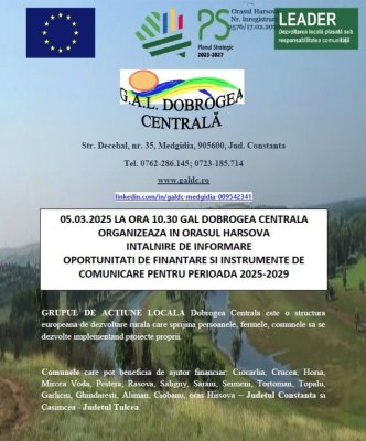 Primăria Hârșova, întâlnire de informare pentru oportunități de finanțare