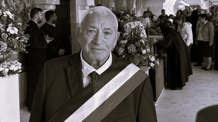 Dumitru Chiru, primarul comunei Lumina, a fost condus pe ultimul drum