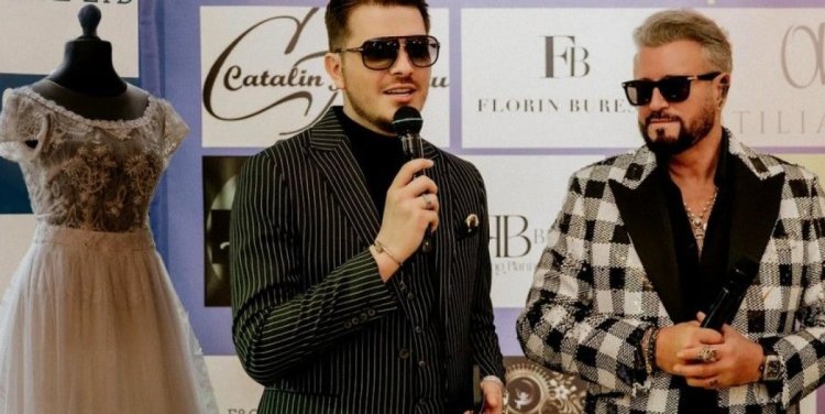 Designerii Cătălin Botezatu și Florin Burescu, succes total la Londra, cu ținutele de nunți