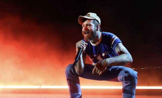 Post Malone a închis spectaculos primul weekend Coachella, într-un maraton muzical cu Lady Gaga, Charli XCX și Bernie Sanders