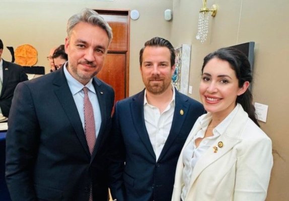 George Niculescu, președintele ANRE, singurul constănțean prezent la întâlnirea cu delegația Congresului SUA în România