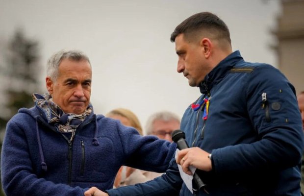 Călin Georgescu și George Simion au avut prima apariție publică împreună, de la începutul campaniei electorale. Video