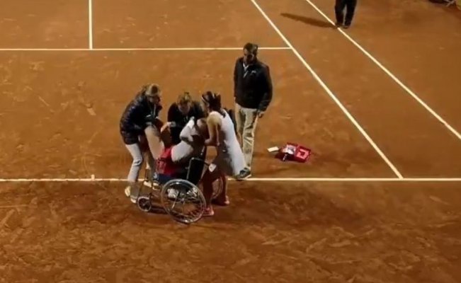 O jucătoare britanică de tenis s-a prăbușit pe teren, în timpul meciului. Video