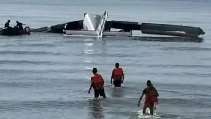 Momentul în care un avion se prăbuşeşte în Thailanda. Şase oameni au murit 