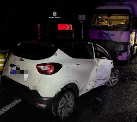 Femeie moartă, după ce a fugit cu o maşină furată