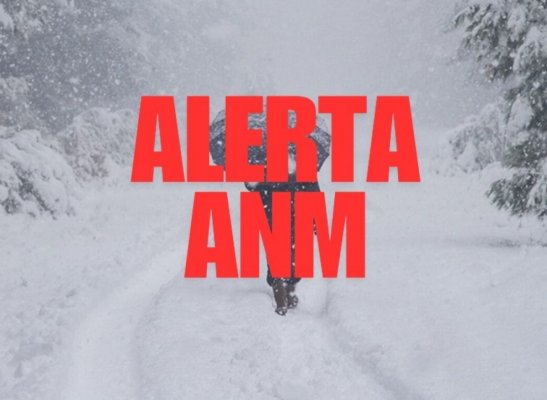 Alertă meteo! Cod galben în aproape toată țara până joi: ploi, lapoviță, ninsoare, frig și viscol!