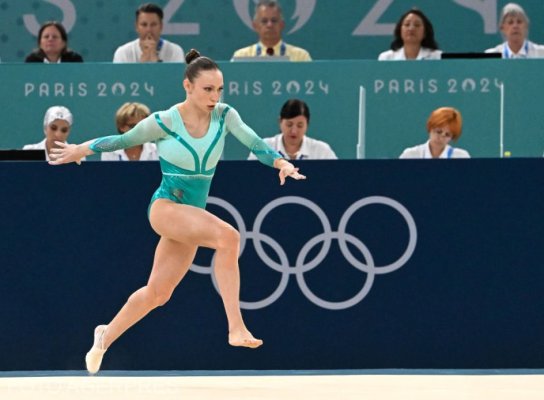 Românca Ana Maria Bărbosu a obținut două medalii de argint la concursul de gimnastică de la Jesolo 